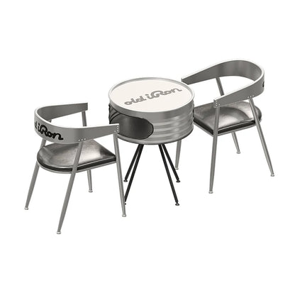 Industrial Metal Table & Chair Set | Commercial Seating for Bar, Café & Restaurant