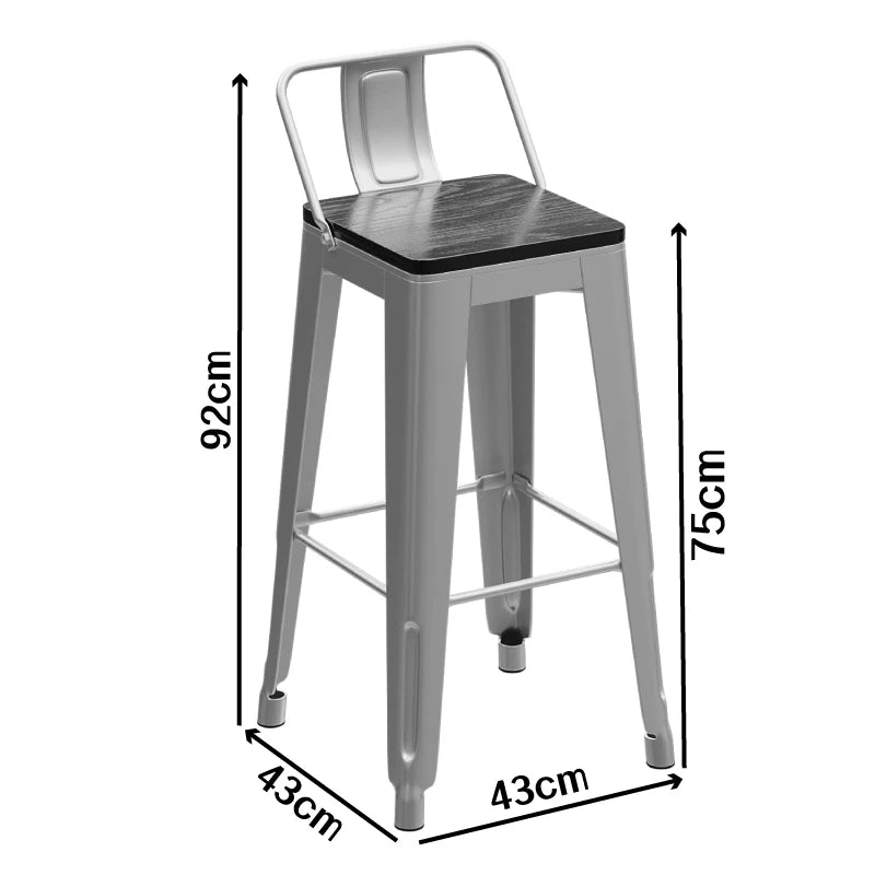 Industrial Oil Drum Bar Table & Stool Set