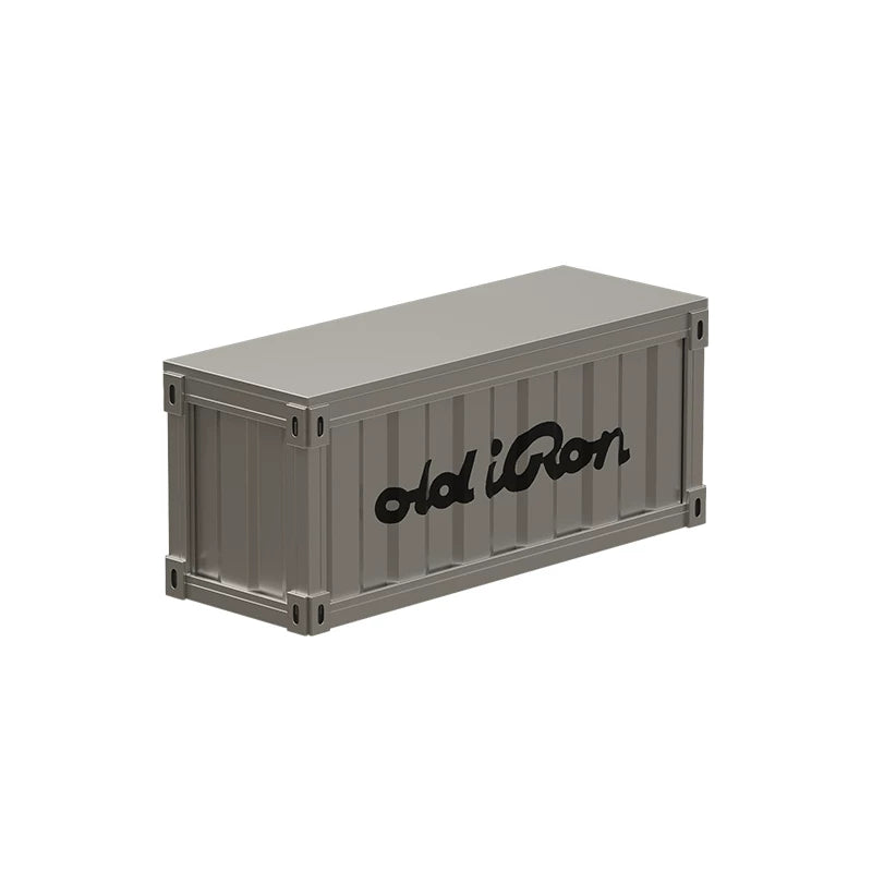 Industrial Container Storage Bench with Upholstered Seat
